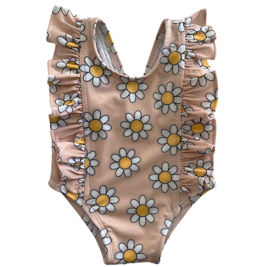 Girl SIIX Collection | Daisy Pop Biscotti / Monaco Swimsuit / Upf 50+