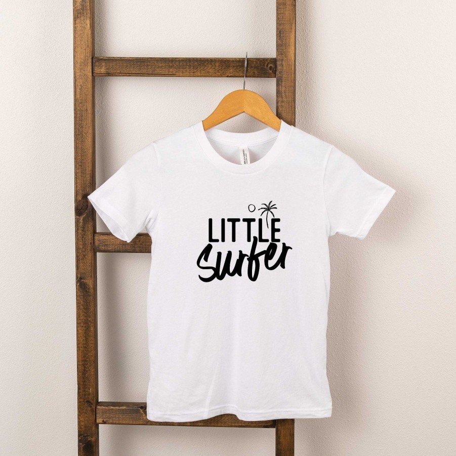 Boy The Juniper Shop | Little Surfer Short Sleeve Tee, White