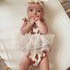 Girl Angel Dear | Muslin Tutu Bubble, Monarch Butterflies