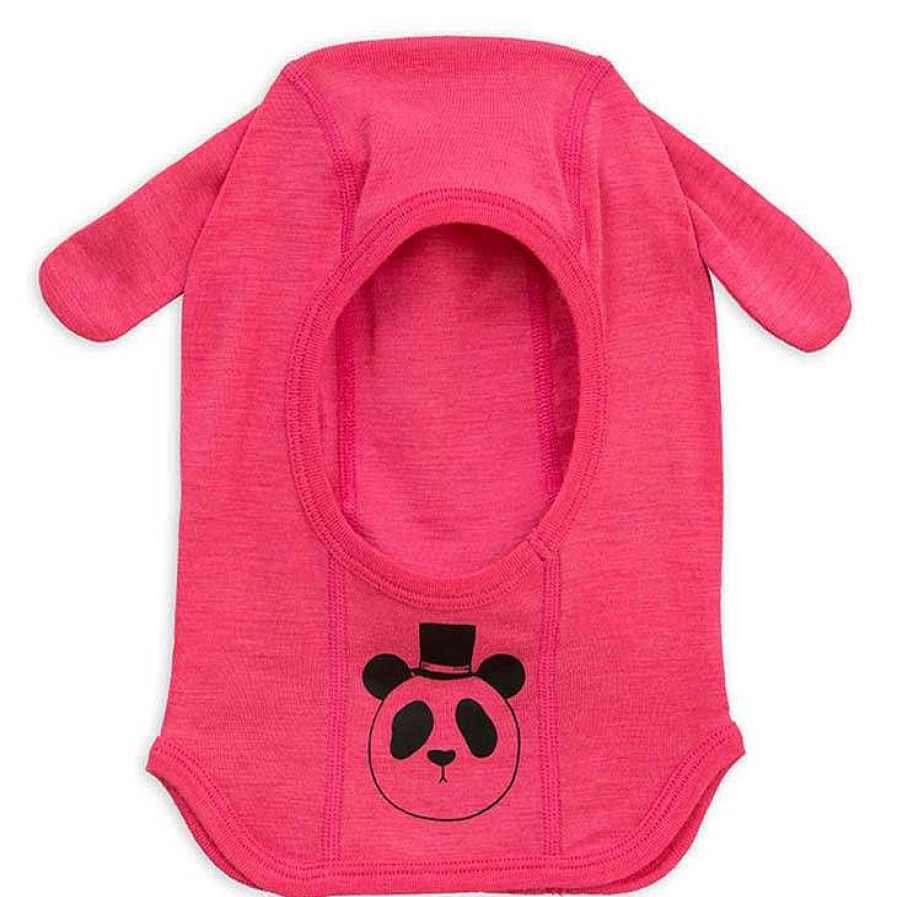 Accessories Mini Rodini | Mini Rodini Panda Balaklava, Pink