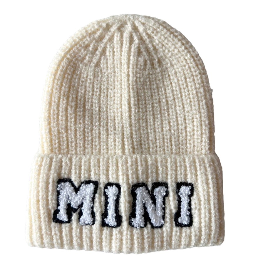 Accessories SpearmintLOVE | Mini Knit Hat, French Vanilla