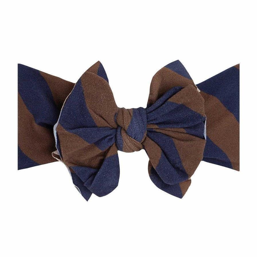 Girl Baby Bling Bows | Fab-Bow-Lous Bow, Navy/Bronze