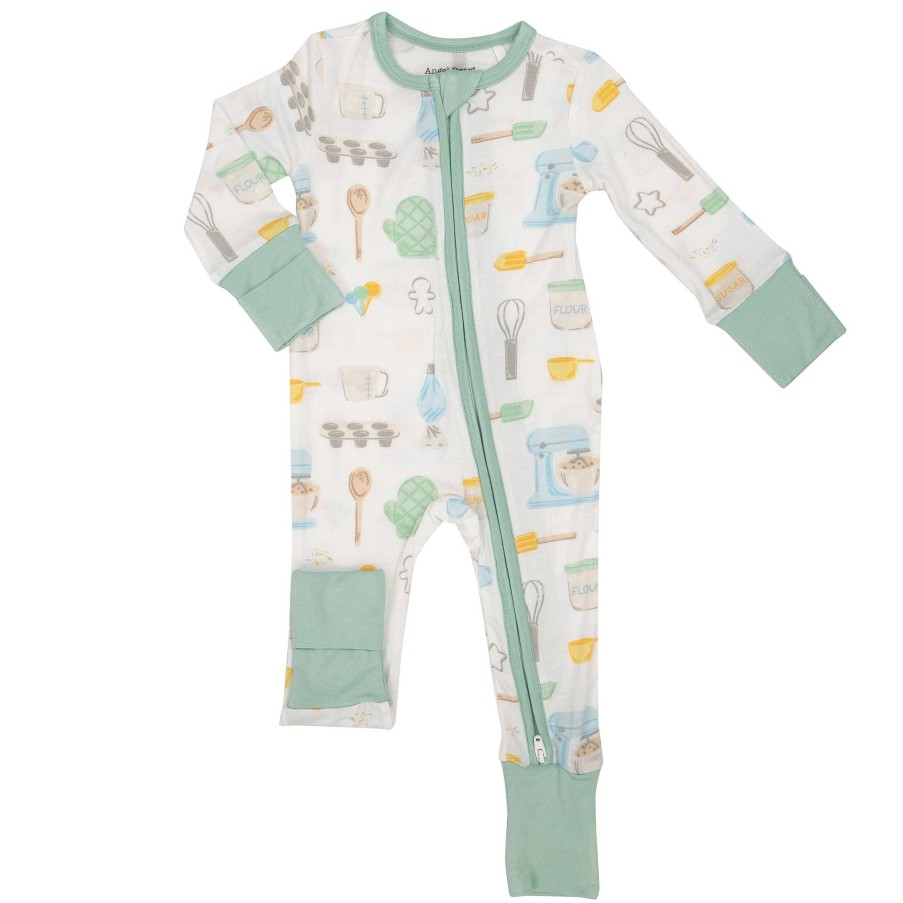 Boy Angel Dear | 2-Way Zip Romper, Baking Tools