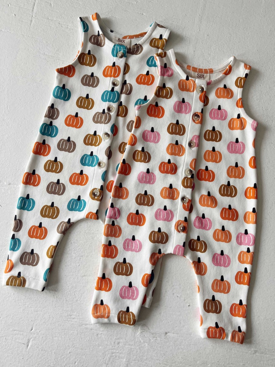 Boy SIIX Collection | Pumpkin Patch / Organic Bay Jumpsuit