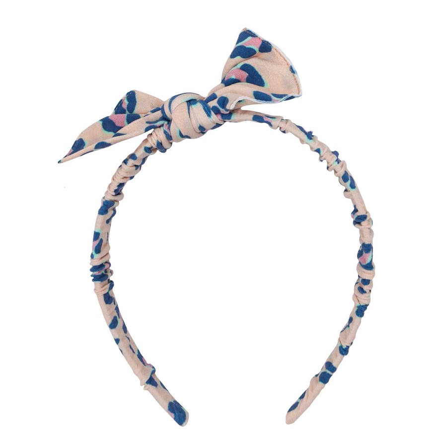 Girl Baby Bling Bows | Printed Tied Hard Headband, Cleo