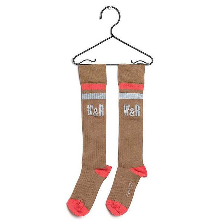 Accessories Wolf & Rita | Wolf & Rita Long Socks, Taupe