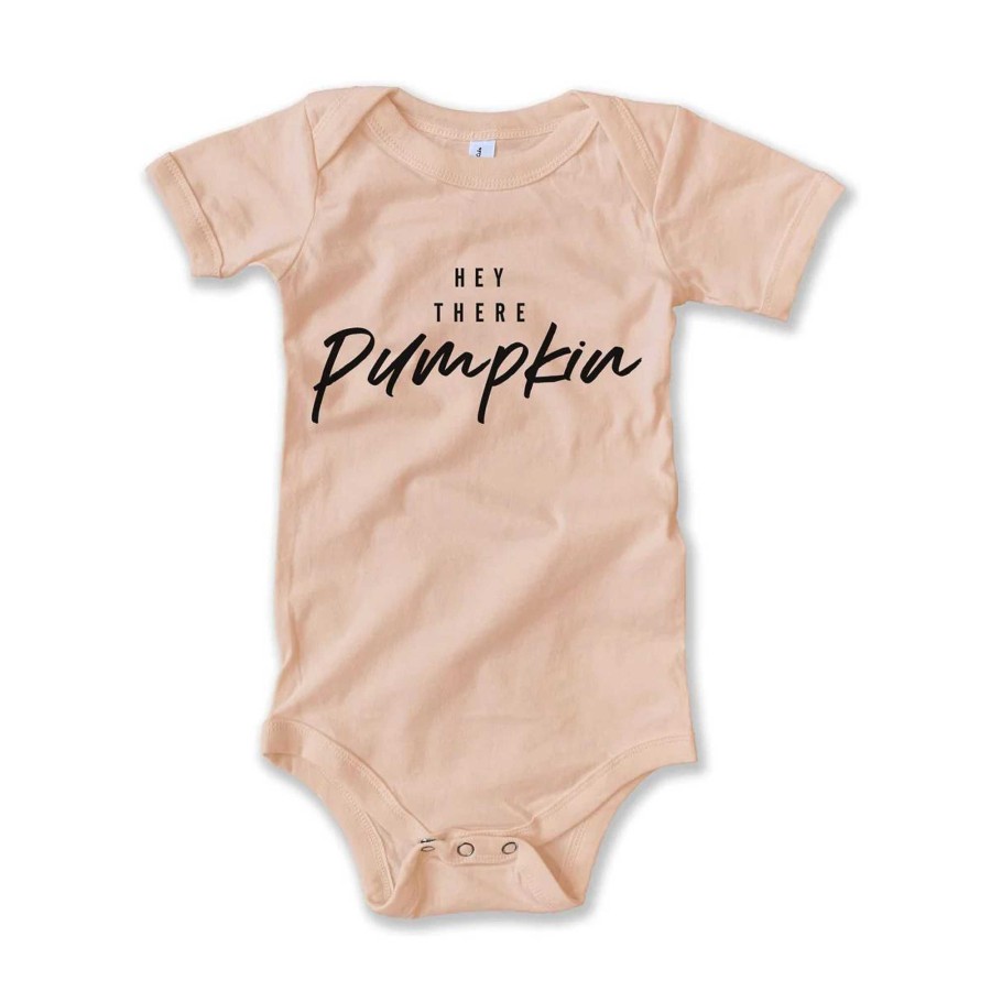 Girl Rivet Apparel Co. | Short Sleeve Bodysuit, Hey There Pumpkin