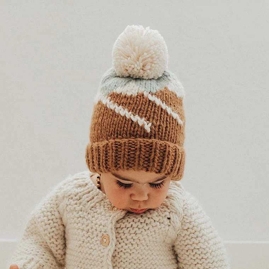 Accessories Huggalugs | Mountains Knit Pom Hat