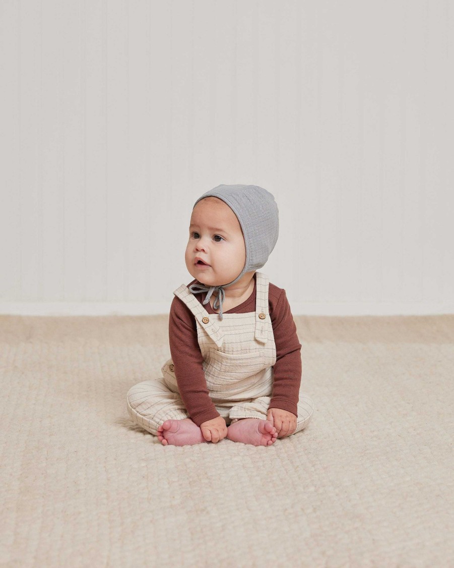 Girl Quincy Mae | Organic Baby Overall, Vintage Stripe