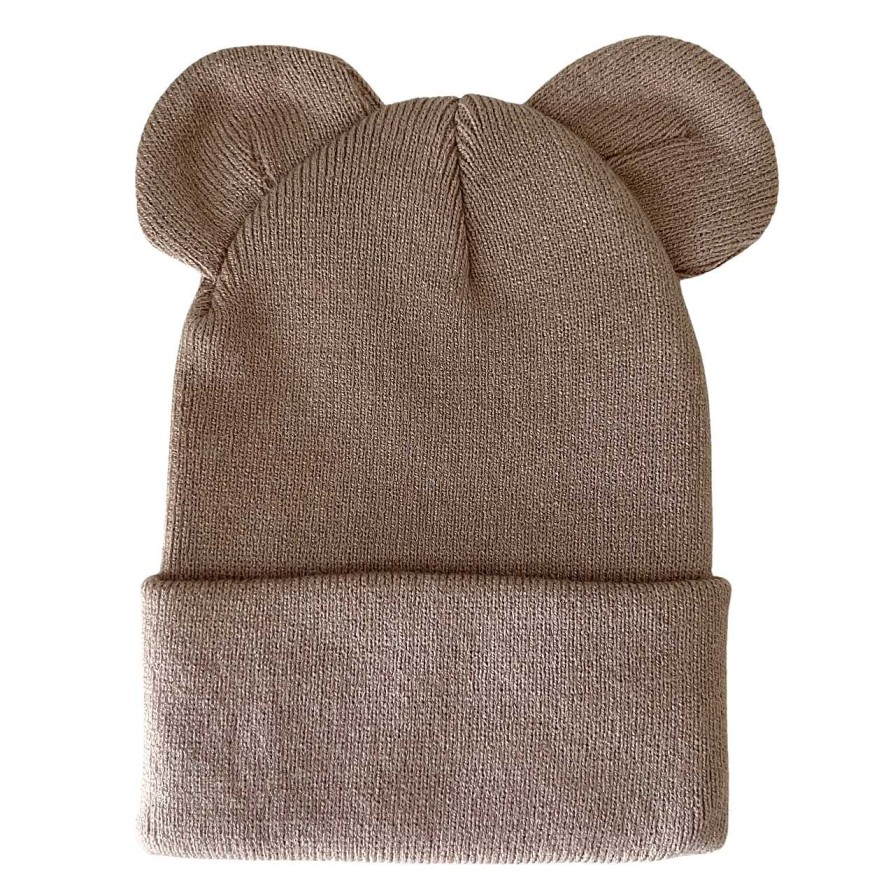 Accessories SpearmintLOVE | Baby'S First Hat, Tan Bear