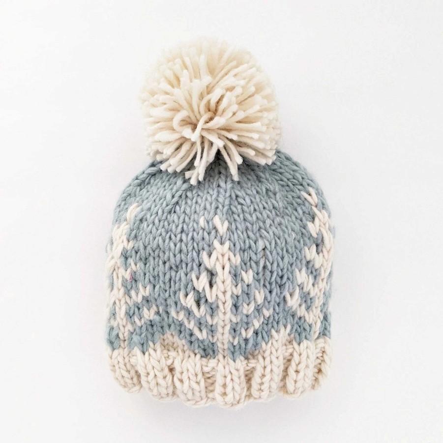 Accessories Huggalugs | Winter Forest Knit Pom Hat