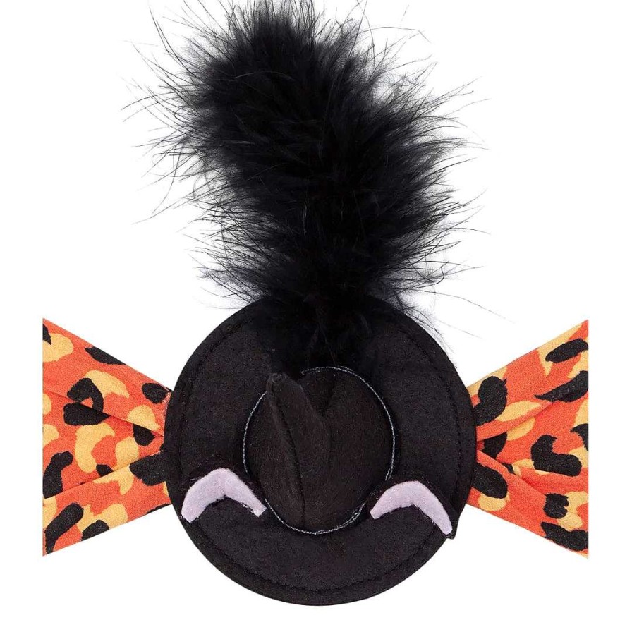 Girl Baby Bling Bows | Halloween Novelty Headband, Witch Cat Hat