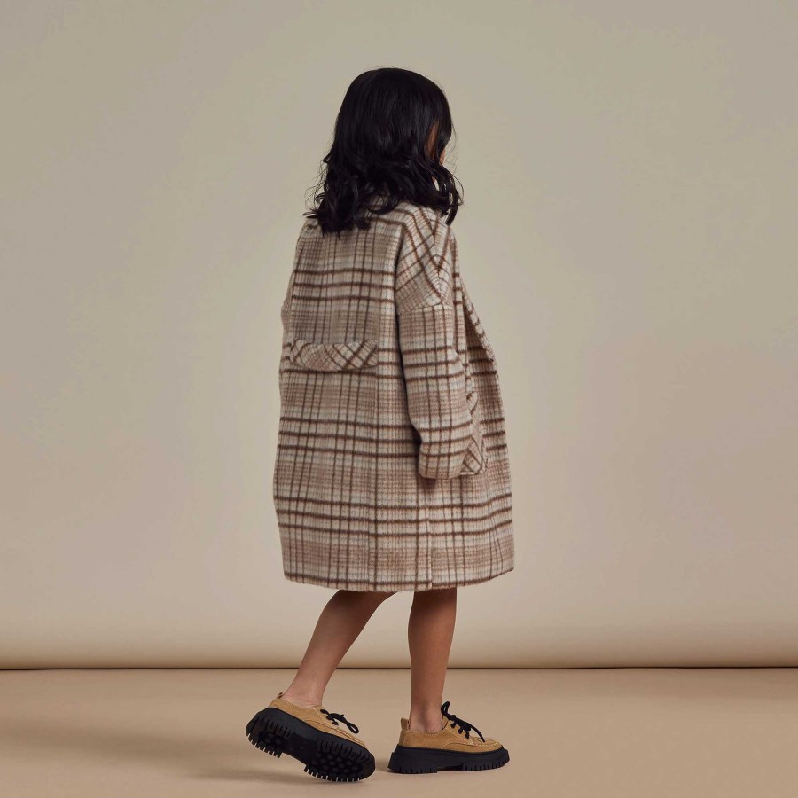 Boy Rylee & Cru | Rylee & Cru Longline Coat, Rustic Plaid