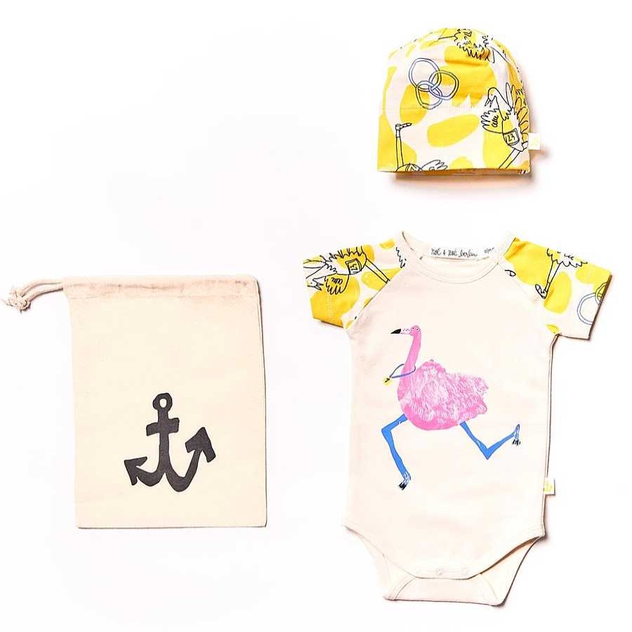 Girl Noe + Zoe | Gift Set, Yellow Ostrich