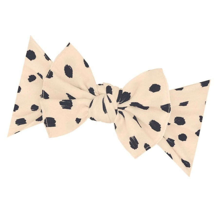 Girl Baby Bling Bows | Printed Knot Bow, Jane