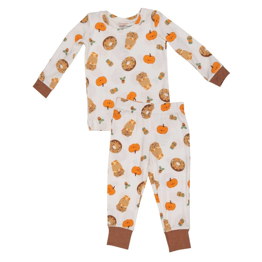 Boy Angel Dear | 2-Piece Lounge Wear Set, Pumpkin Spice Latte