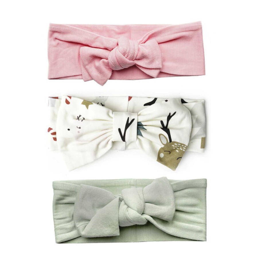 Girl Emerson and Friends | Bamboo Headband Set, Santa & Friends