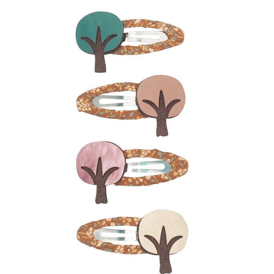 Girl Mimi & Lula | Autumn Tree Clic Clac Hair Clip Set