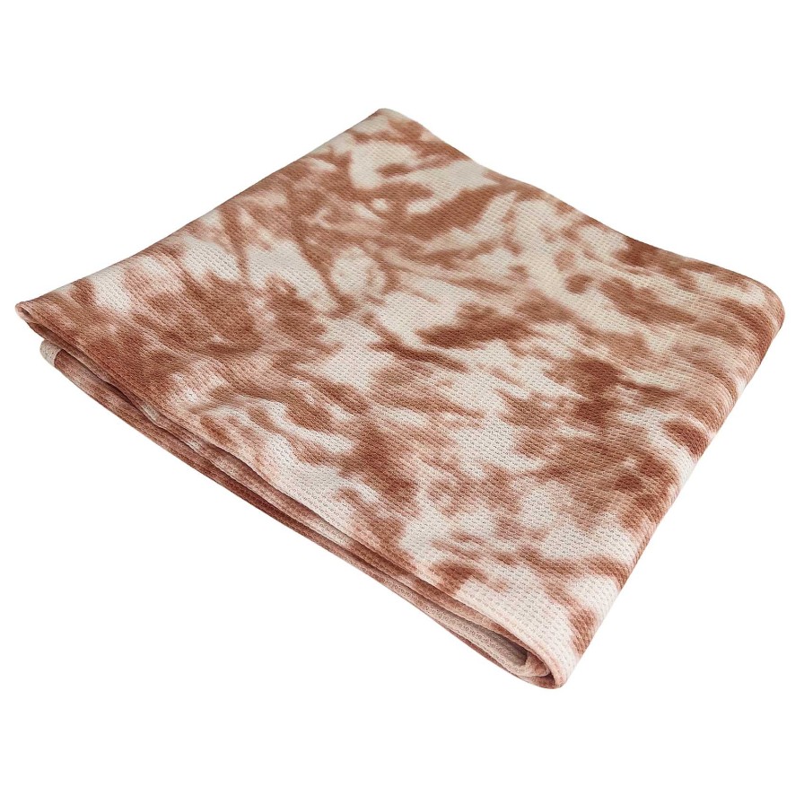 Baby Stuff SpearmintLOVE | Organic Cotton Waffle Swaddle Blanket, Spice Tie Dye