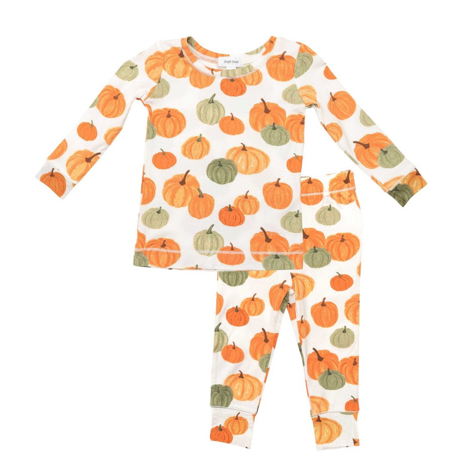 Girl Angel Dear | 2-Piece Lounge Wear Set, Pumpkins