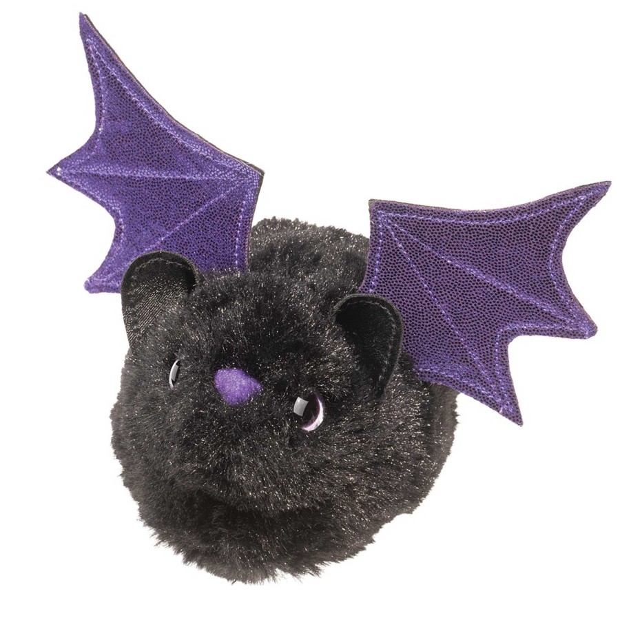 Baby Stuff Douglas Toy Animals | Black Bat With Purple Wings Plush Toy