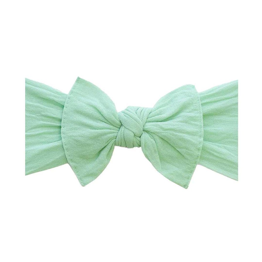 Girl Baby Bling Bows | Knot Bow, Mint