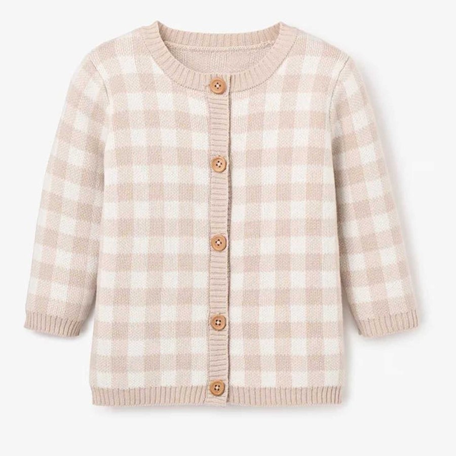 Girl Elegant Baby | Rainy Day Gingham Cardigan