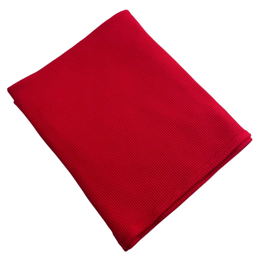 Baby Stuff SpearmintLOVE | Organic Cotton Waffle Swaddle, Red