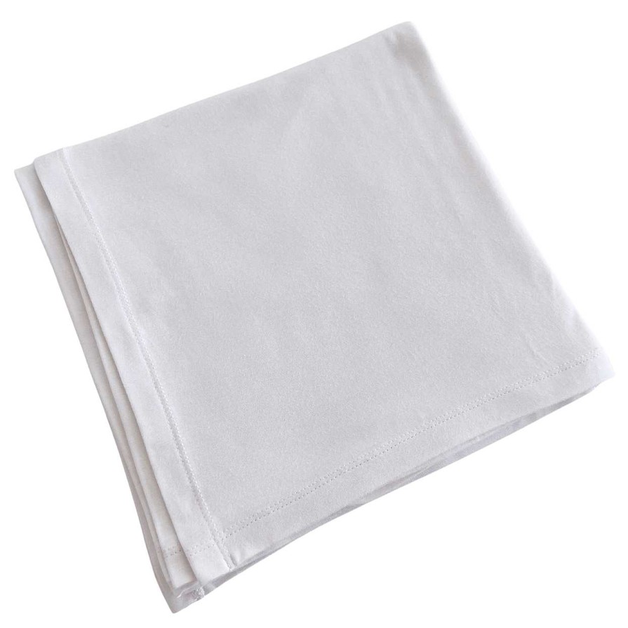 Baby Stuff SpearmintLOVE | Stretch Swaddle Blanket, White