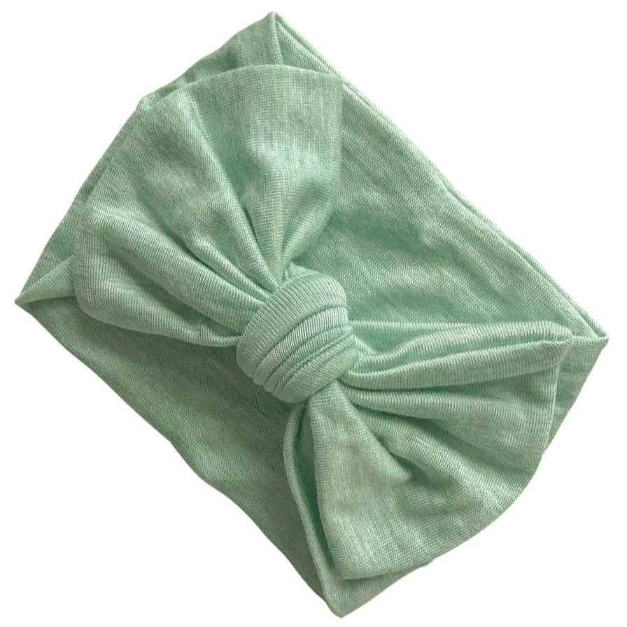 Girl Colty Creek | Bow Headband, Heathered Seafoam