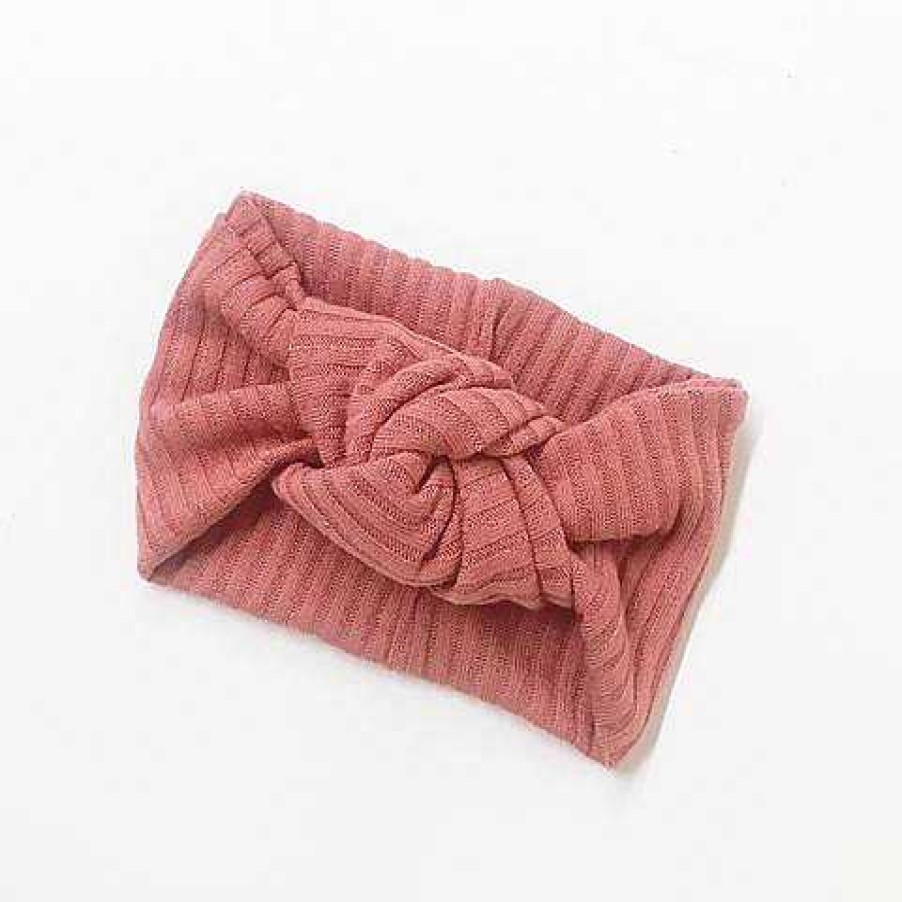 Girl Eyee Kids | Twist Knot Headband, Rose Mauve