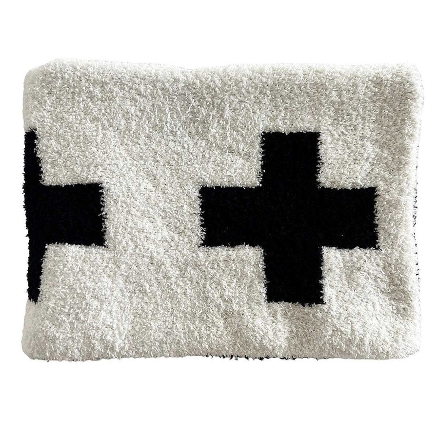 Baby Stuff phufy | Phufy Bliss Mini Blanket, Black/White Cross