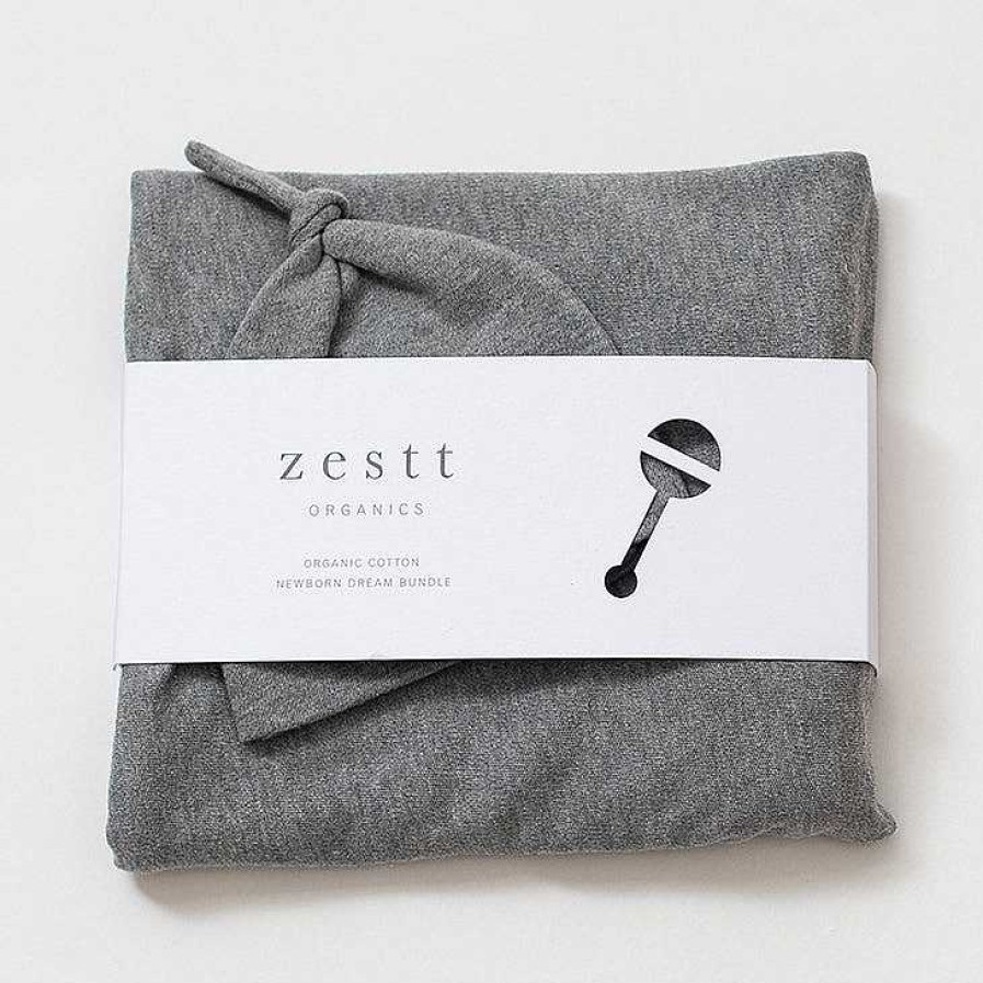 Baby Stuff Zestt | Organic Newborn Dream Bundle, Gray