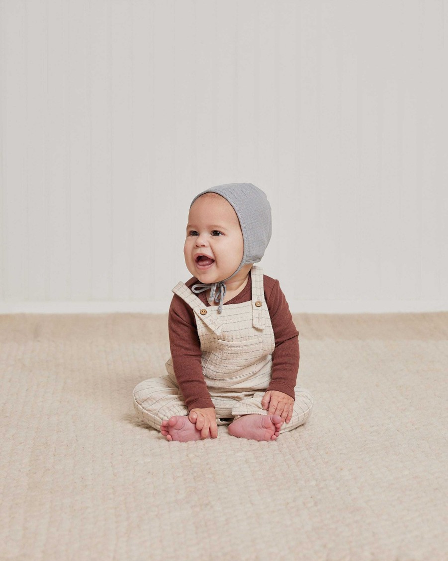 Girl Quincy Mae | Organic Baby Overall, Vintage Stripe