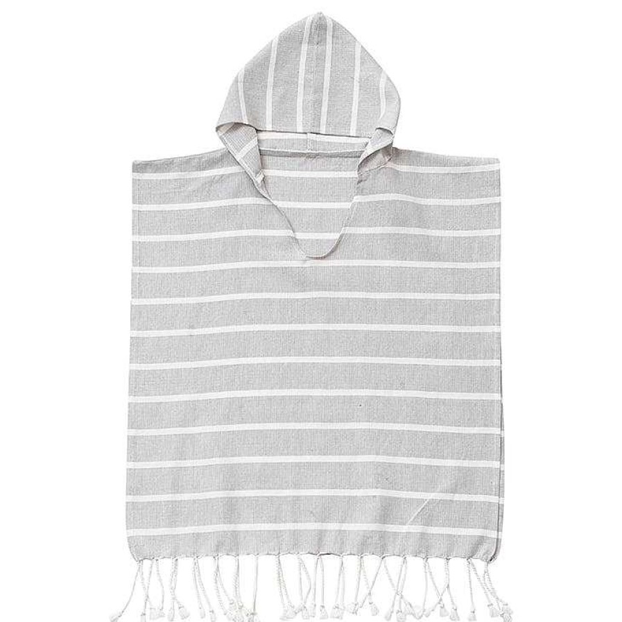 Boy Zestt | Organic Kids Poncho, Mist