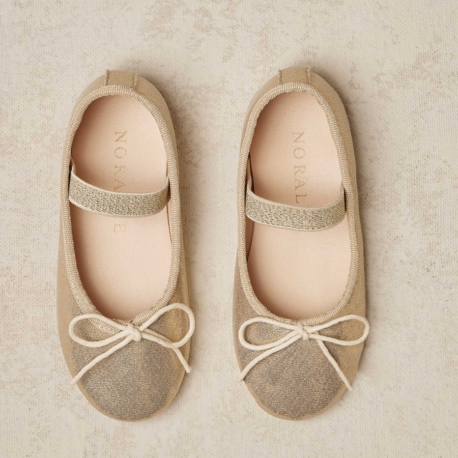 Accessories Noralee | Ballet Flats, Gold Metallic