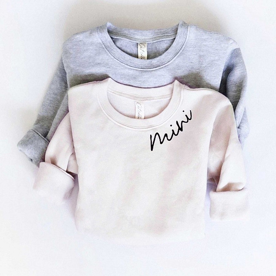 Boy Oat Collective | Mini Toddler Graphic Sweatshirt, Heather Dust