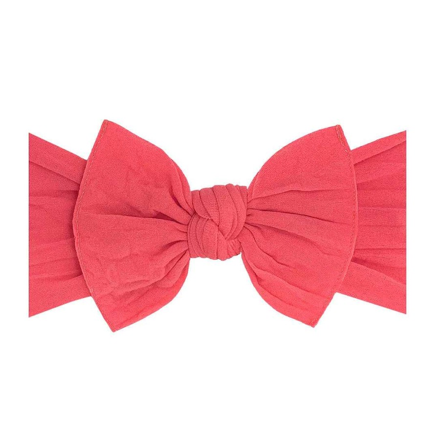 Girl Baby Bling Bows | Knot Bow, Salmon