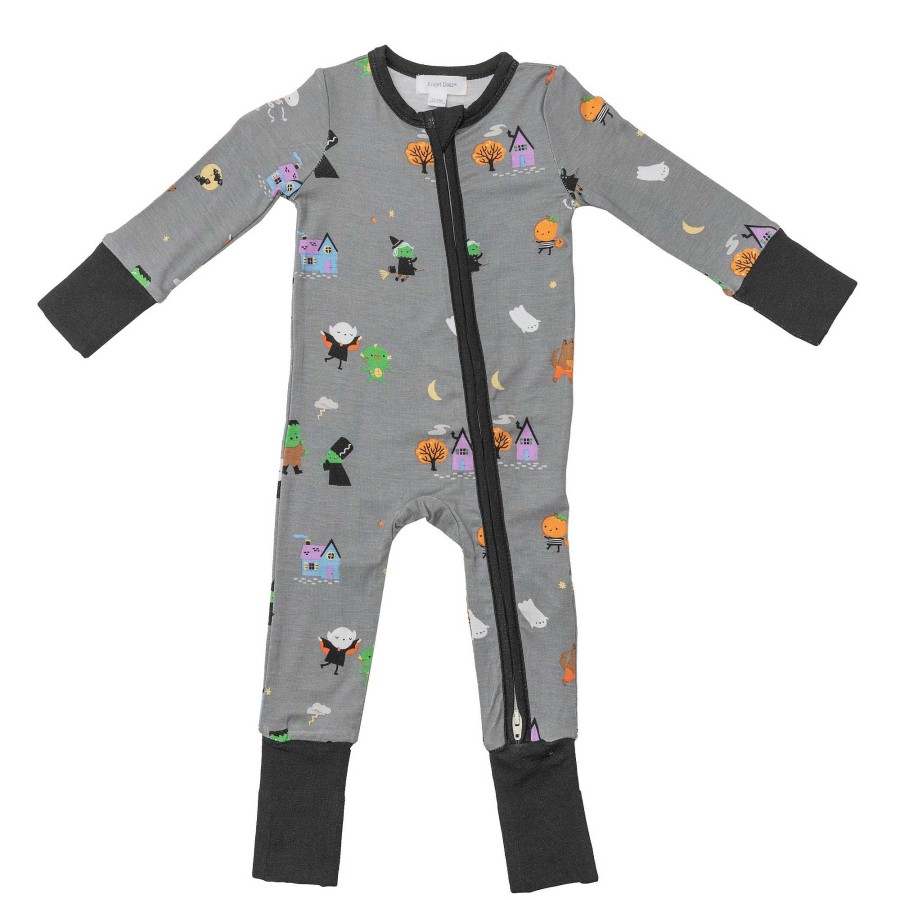 Boy Angel Dear | 2 Way Zip Romper, Lil Monsters