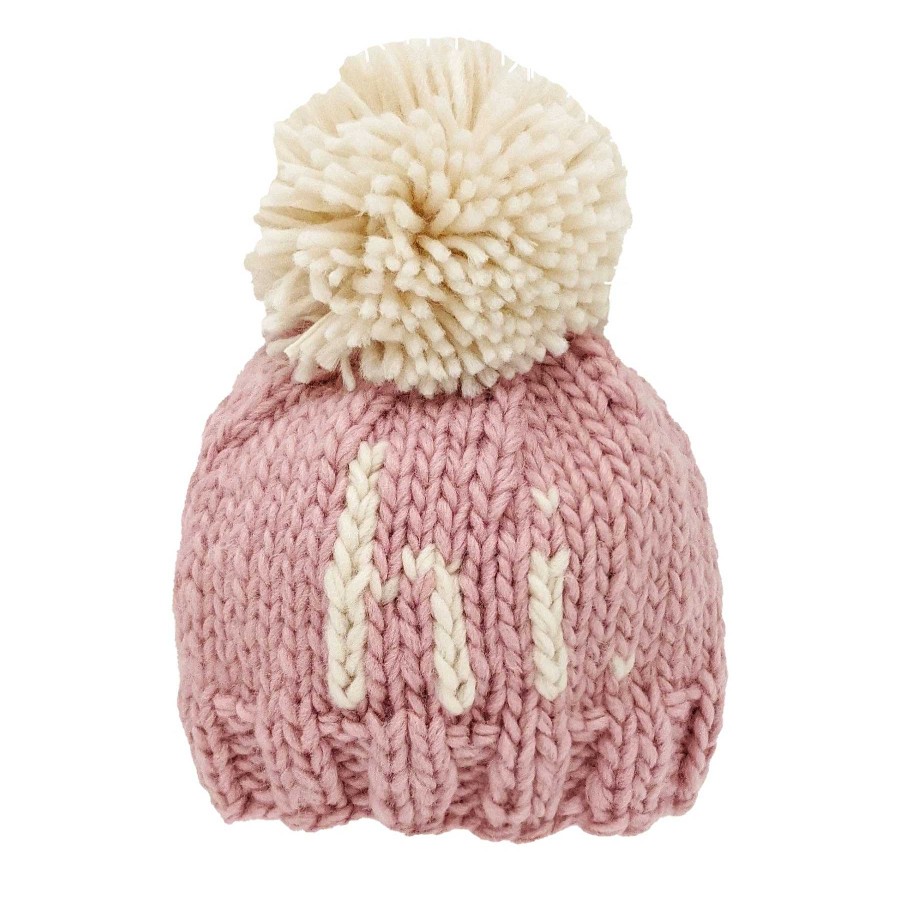 Accessories Huggalugs | Hi. Knit Beanie, Rosy