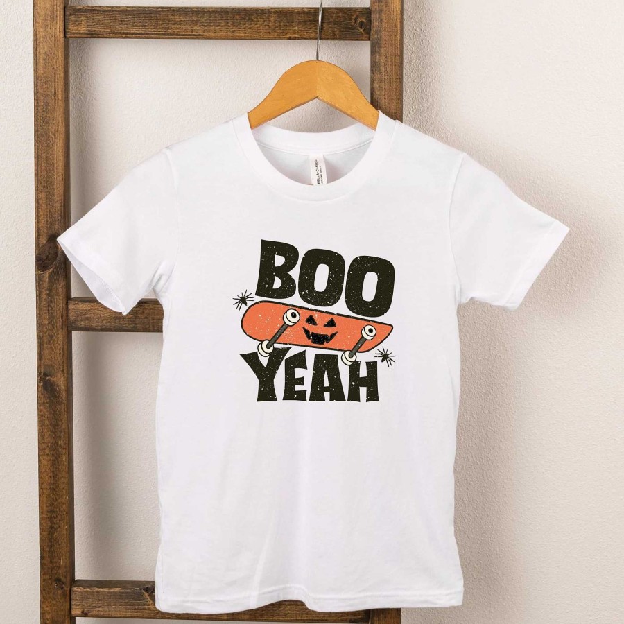 Boy The Juniper Shop | Boo Yeah Skateboard Short Sleeve Tee, White