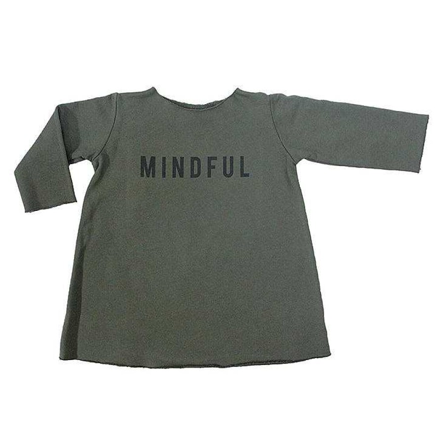 Girl Go Gently Nation | Fleece Mindful Dress, Military