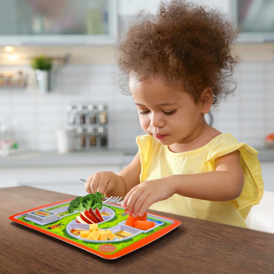 Baby Stuff Fred & Friends Plates | Dinner Winner Plate Tray, Kids