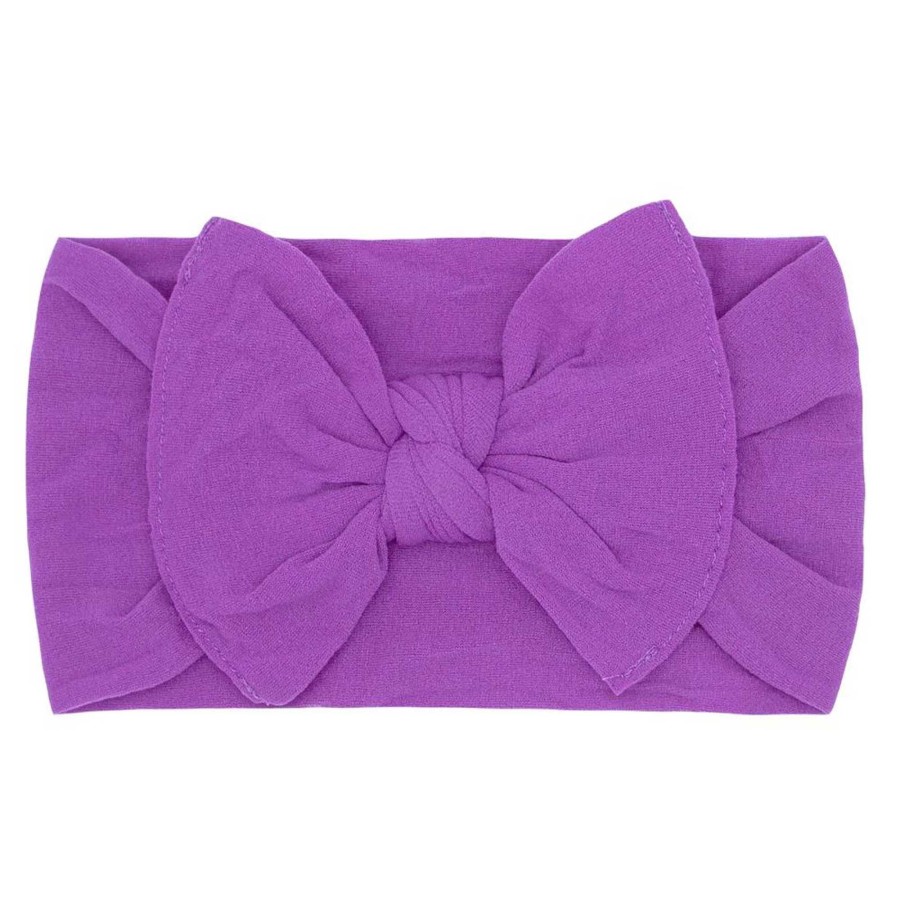 Girl Baby Bling Bows | Knot Bow, Grape