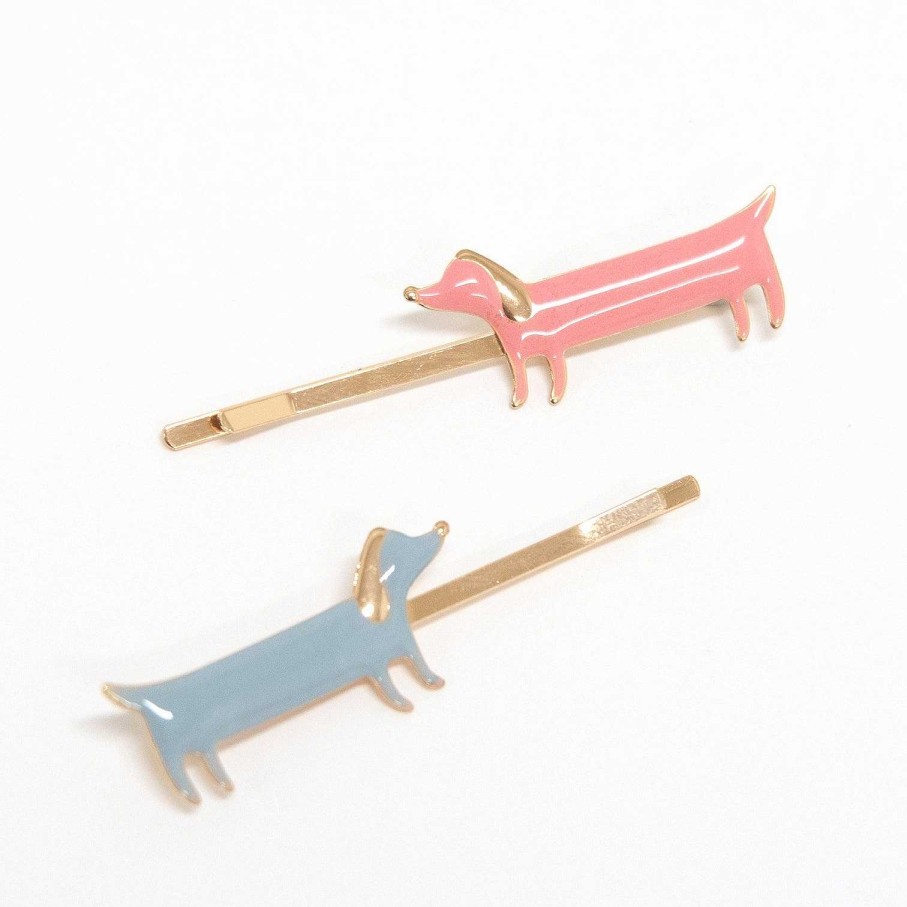 Accessories Meri Meri | Enamel Hair Slides, Sausage Dogs