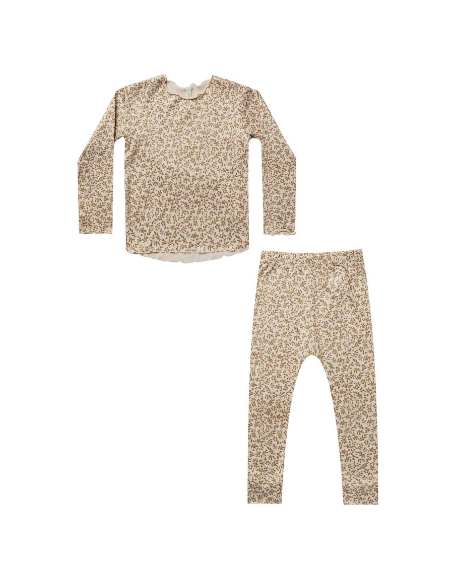 Girl Rylee & Cru | Rylee & Cru Long Sleeve Pajama Set, Fleur