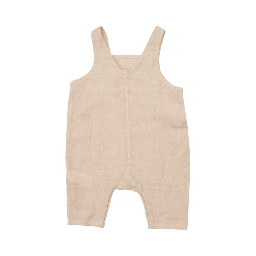 Boy Angel Dear | Muslin Overall, Soft Linen