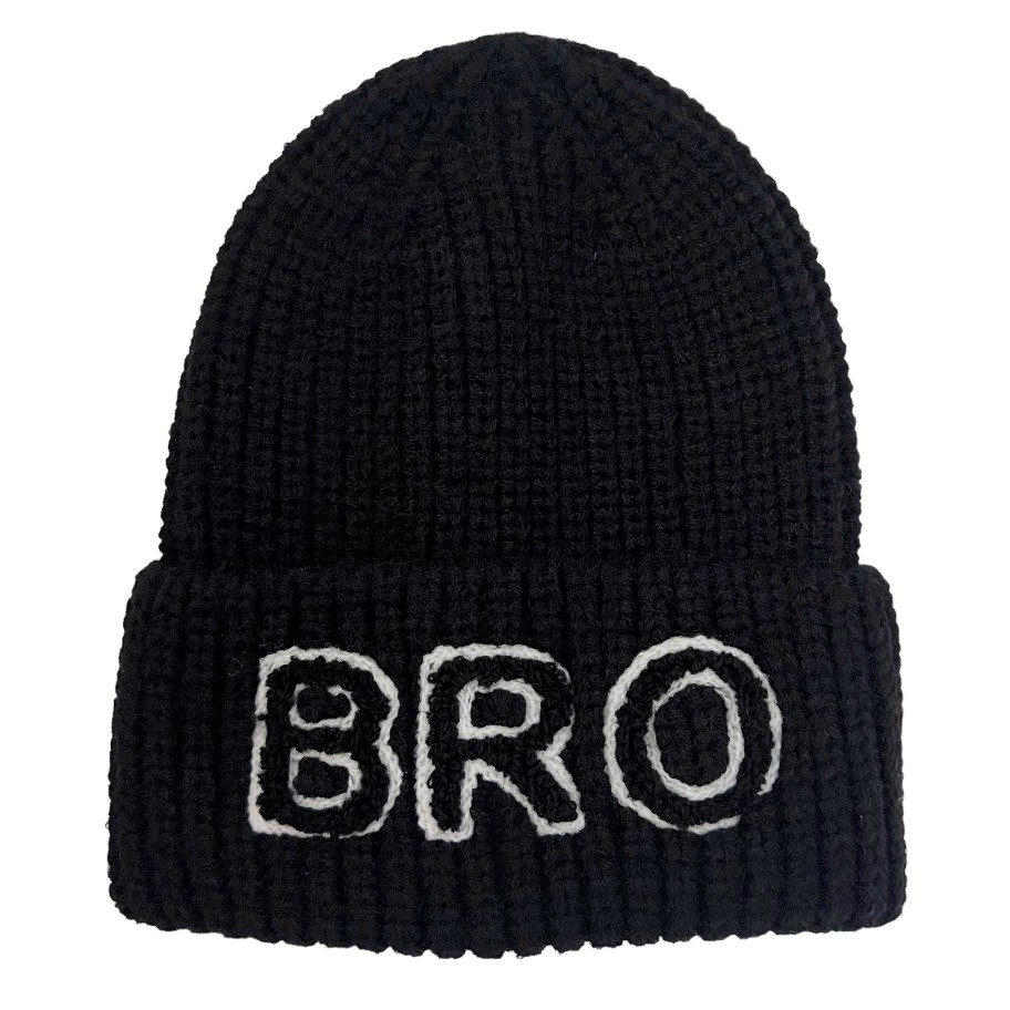 Accessories SpearmintLOVE | Bro Knit Hat, Obsidian