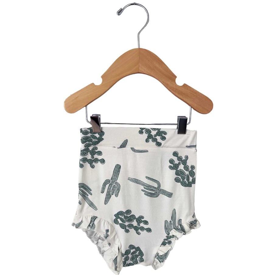 Girl SpearmintLOVE | Ruffle Bloomer, Green Cactus