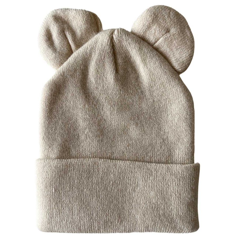 Accessories SpearmintLOVE | Baby'S First Hat, Sand Bear